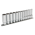 Sealey AK69813D Premier Total Drive® Deep Socket Set 1/4"Sq Drive 13pc