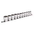 Sealey AK69911 Premier Total Drive® Socket Set 3/8"Sq Drive 11pc