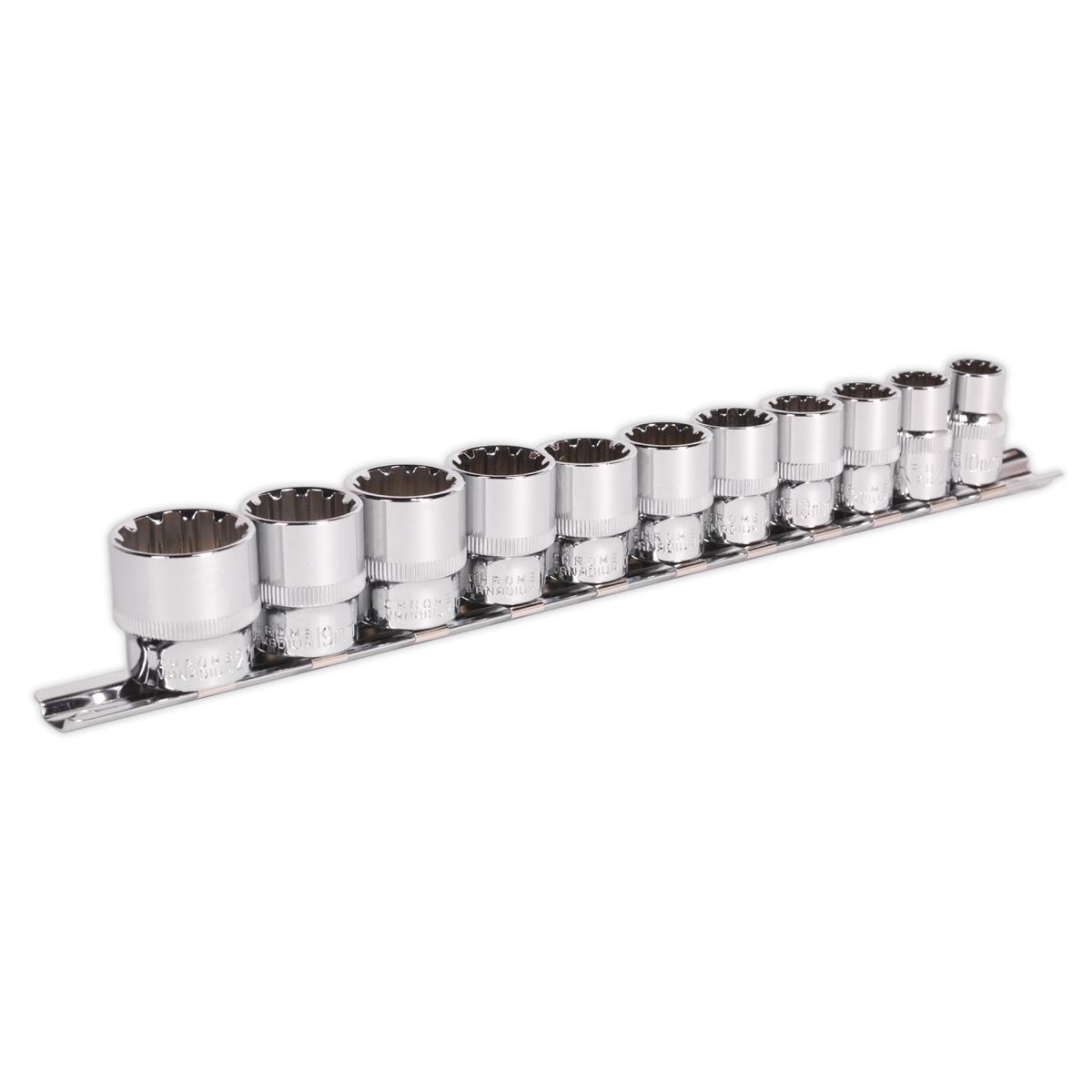 Sealey AK69911 Premier Total Drive® Socket Set 3/8"Sq Drive 11pc