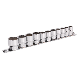 Sealey AK69911 Premier Total Drive® Socket Set 3/8"Sq Drive 11pc