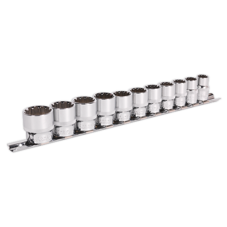Sealey AK69911 Premier Total Drive® Socket Set 3/8"Sq Drive 11pc