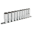 Sealey AK70610D Premier Total Drive® Deep Socket Set 1/2"Sq Drive 10pc