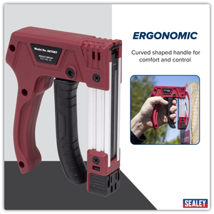 Sealey AK7067 Heavy-Duty Staple & Brad Nail Gun - additional view 2