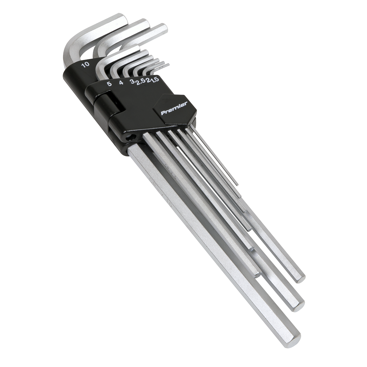 Sealey AK7137 Premier Extra-Long Hex Key Set 9pc