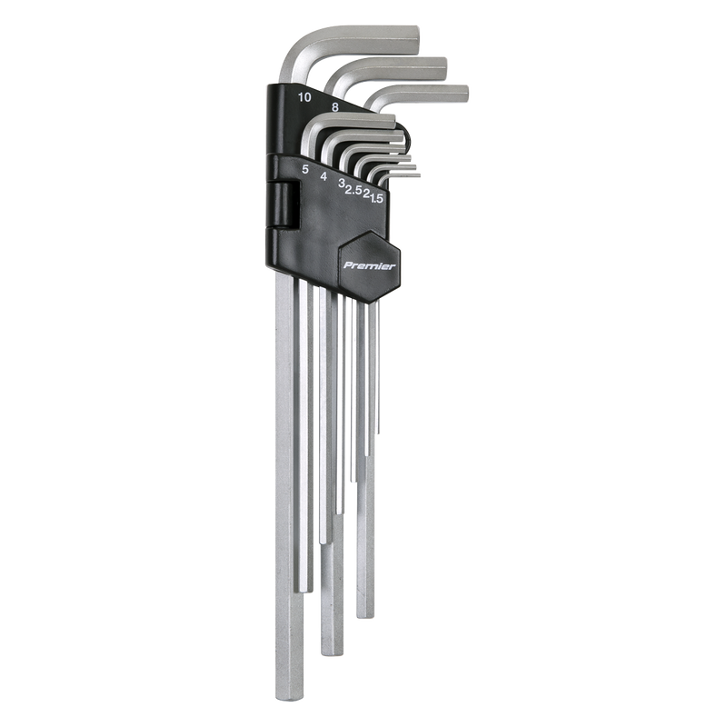 Sealey AK7137 Premier Extra-Long Hex Key Set 9pc - additional view 3