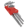 Sealey AK7139 Premier Long Ball-End Hex Key Set 9pc