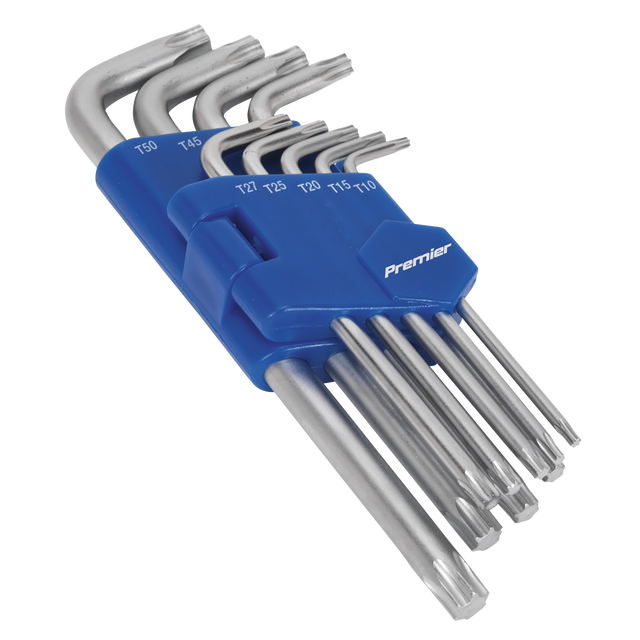 Sealey AK7142 Premier Long TRX-Star* Key Set 9pc