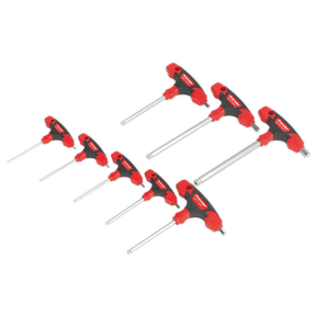 Sealey AK7144 Premier T-Handle Ball-End Hex Key Set 8pc