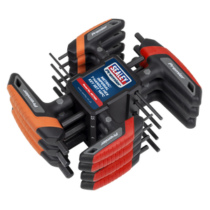 Sealey AK7149 Premier Metric/Imperial T-Handle Hex Key Set 14pc