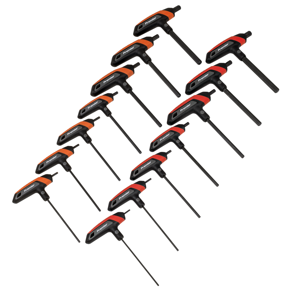 Sealey AK7149 Premier Metric/Imperial T-Handle Hex Key Set 14pc - additional view 3