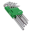 Sealey AK7162 Premier Long Security TRX-Star* Key Set 9pc