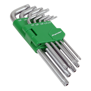 Sealey AK7162 Premier Long Security TRX-Star* Key Set 9pc