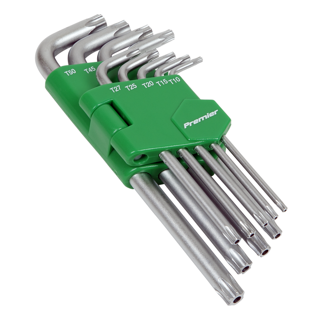 Sealey AK7162 Premier Long Security TRX-Star* Key Set 9pc