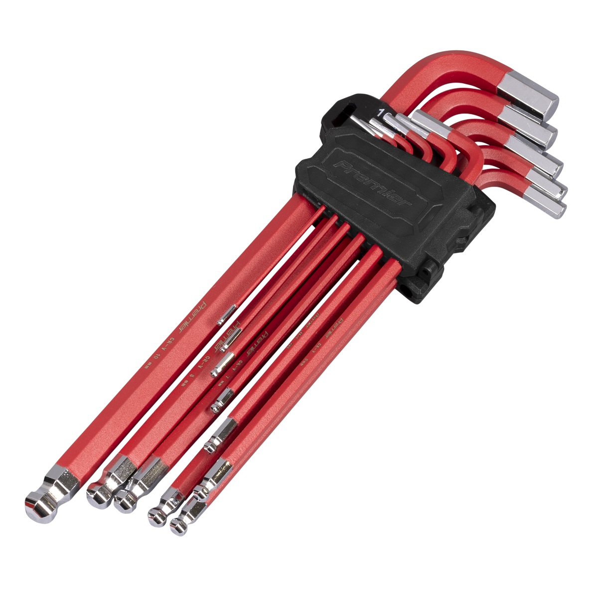 Sealey AK7164 Premier Extra-Long Ball-End Hex Key Set 11pc - additional view 2