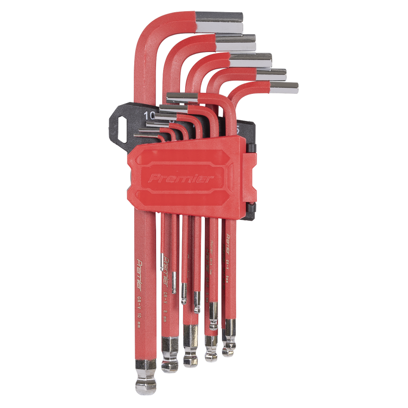 Sealey AK71640 Premier Long Ball-End Hex Key Set 11pc - additional view 3