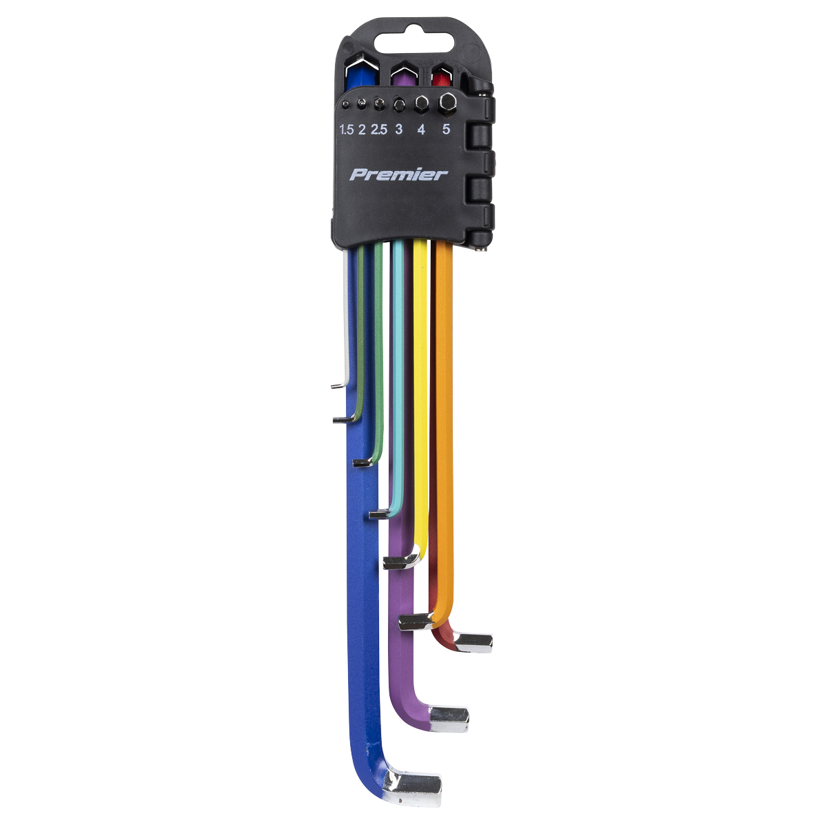 Sealey AK71740 Premier Extra-Long Stubby Element Hex Key Set 9pc - additional view 5