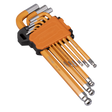 Sealey AK71750 Premier Imperial Long Ball-End Hex Key Set 9pc