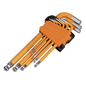 Sealey AK71750 Premier Imperial Long Ball-End Hex Key Set 9pc - additional view 2