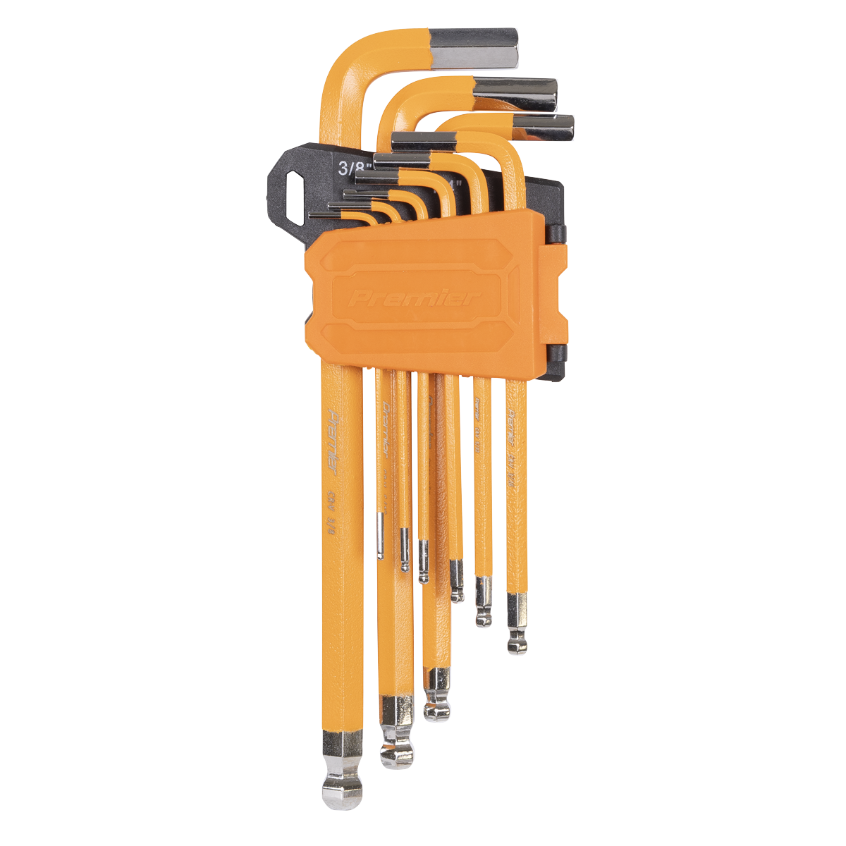 Sealey AK71750 Premier Imperial Long Ball-End Hex Key Set 9pc - additional view 3