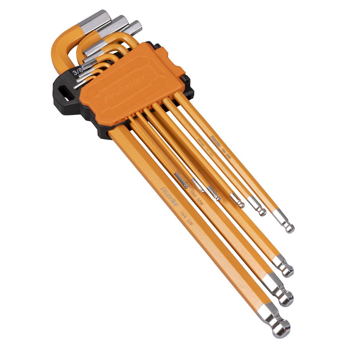 Sealey AK7175 Premier Imperial Extra-Long Ball-End Hex Key Set 9pc