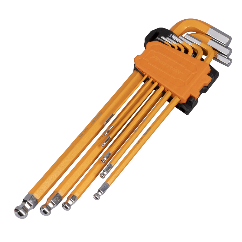 Sealey AK7175 Premier Imperial Extra-Long Ball-End Hex Key Set 9pc - additional view 3