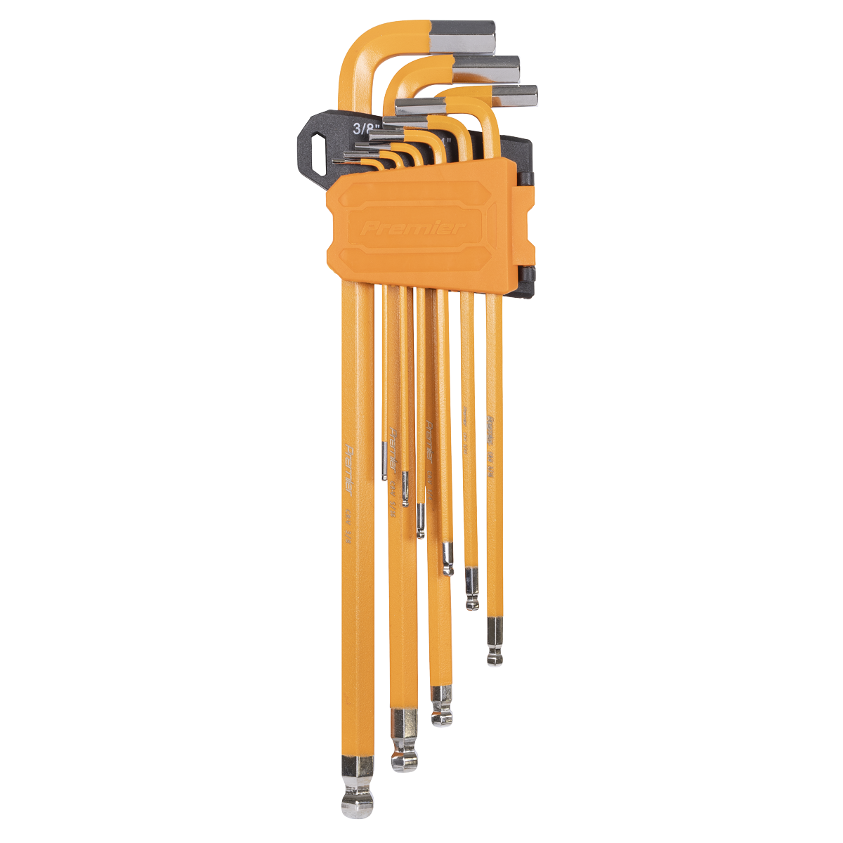 Sealey AK7175 Premier Imperial Extra-Long Ball-End Hex Key Set 9pc - additional view 4