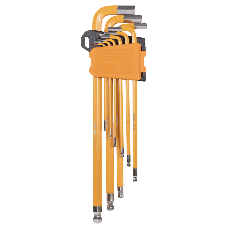 Sealey AK7175 Premier Imperial Extra-Long Ball-End Hex Key Set 9pc - additional view 4