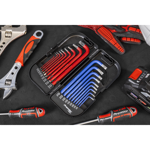 Sealey AK7176 Long Anti-Slip TRX-Star* & Ball-End Hex Key Set 18pc - additional view 2