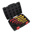 Sealey AK7177 Premier Extra-Long Hex Key Set 6pc - VDE Approved