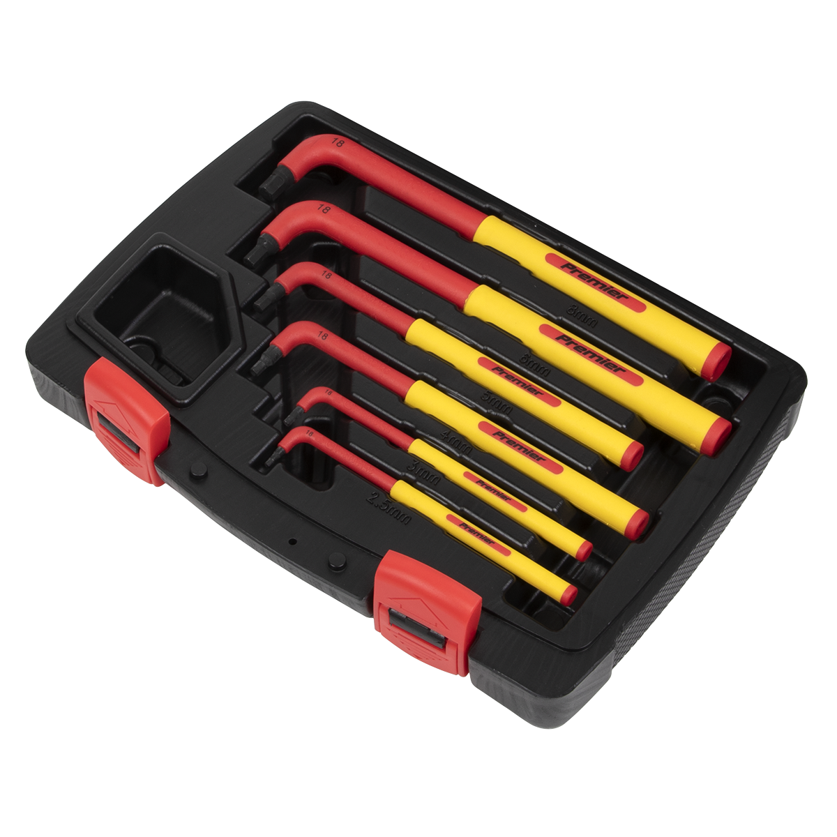 Sealey AK7177 Premier Extra-Long Hex Key Set 6pc - VDE Approved - additional view 2