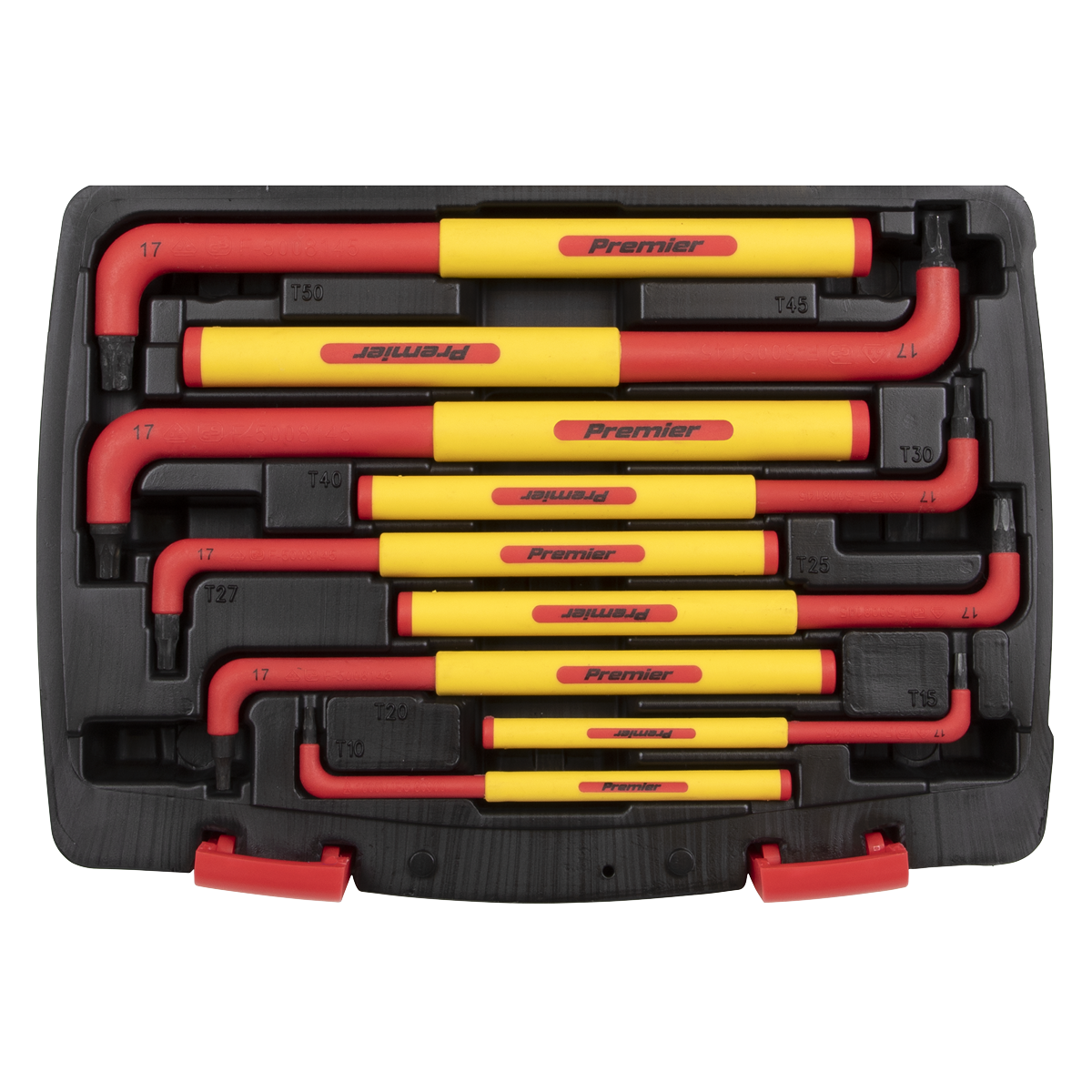 Sealey AK7178 Premier Extra-Long TRX-Star* Key Set 9pc - VDE Approved - additional view 4