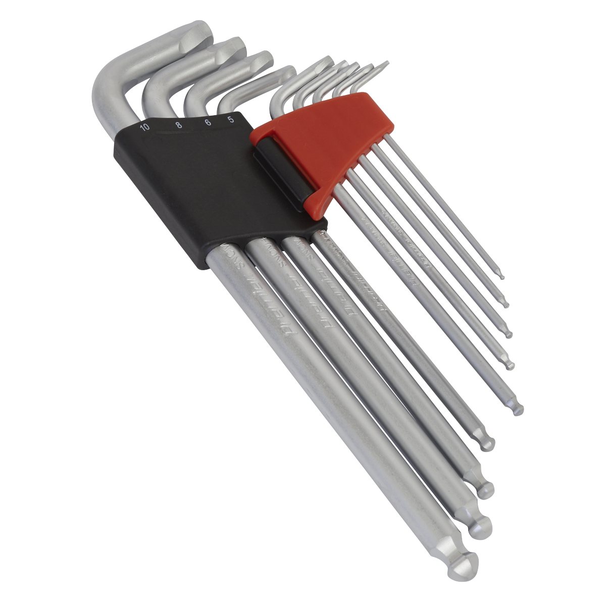 Sealey AK7180 Premier Lock-On™ Extra-Long Ball-End Hex Key Set 9pc - additional view 2