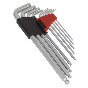 Sealey AK7180 Premier Lock-On™ Extra-Long Ball-End Hex Key Set 9pc - additional view 2