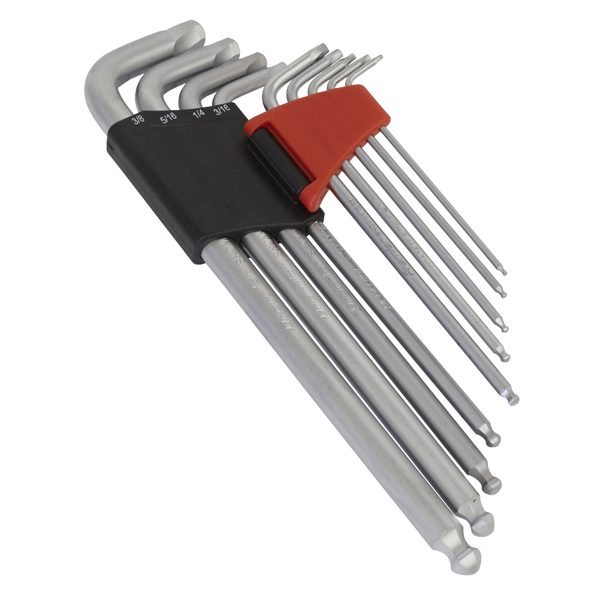 Sealey AK7181 Premier Imperial Lock-On™ Extra-Long Ball-End Hex Key Set 9pc - additional view 2