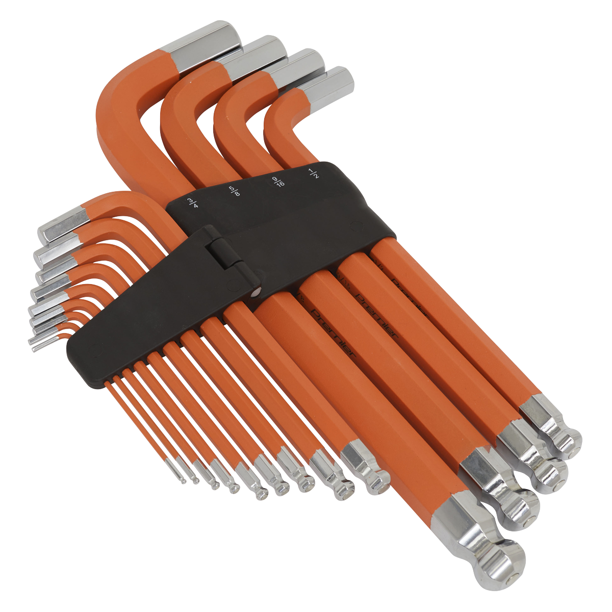 Sealey AK71870 Premier Imperial Jumbo Anti-Slip Ball-End Hex Key Set 13pc - additional view 2