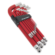 Sealey AK7187 Premier Jumbo Anti-Slip Ball-End Hex Key Set 13pc