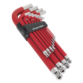 Sealey AK7187 Premier Jumbo Anti-Slip Ball-End Hex Key Set 13pc