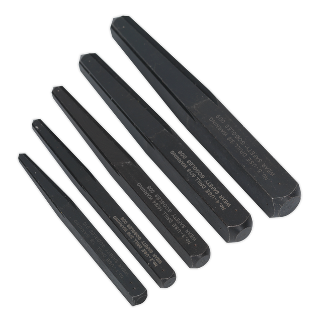 Sealey AK719 Square Type Screw Extractor Set 5pc