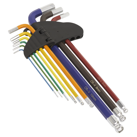 Sealey AK7191 Premier Extra-Long Ball-End Hex Key Set 9pc - additional view 2