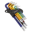 Sealey AK7193B Premier Long TRX-Star* Key Set 9pc