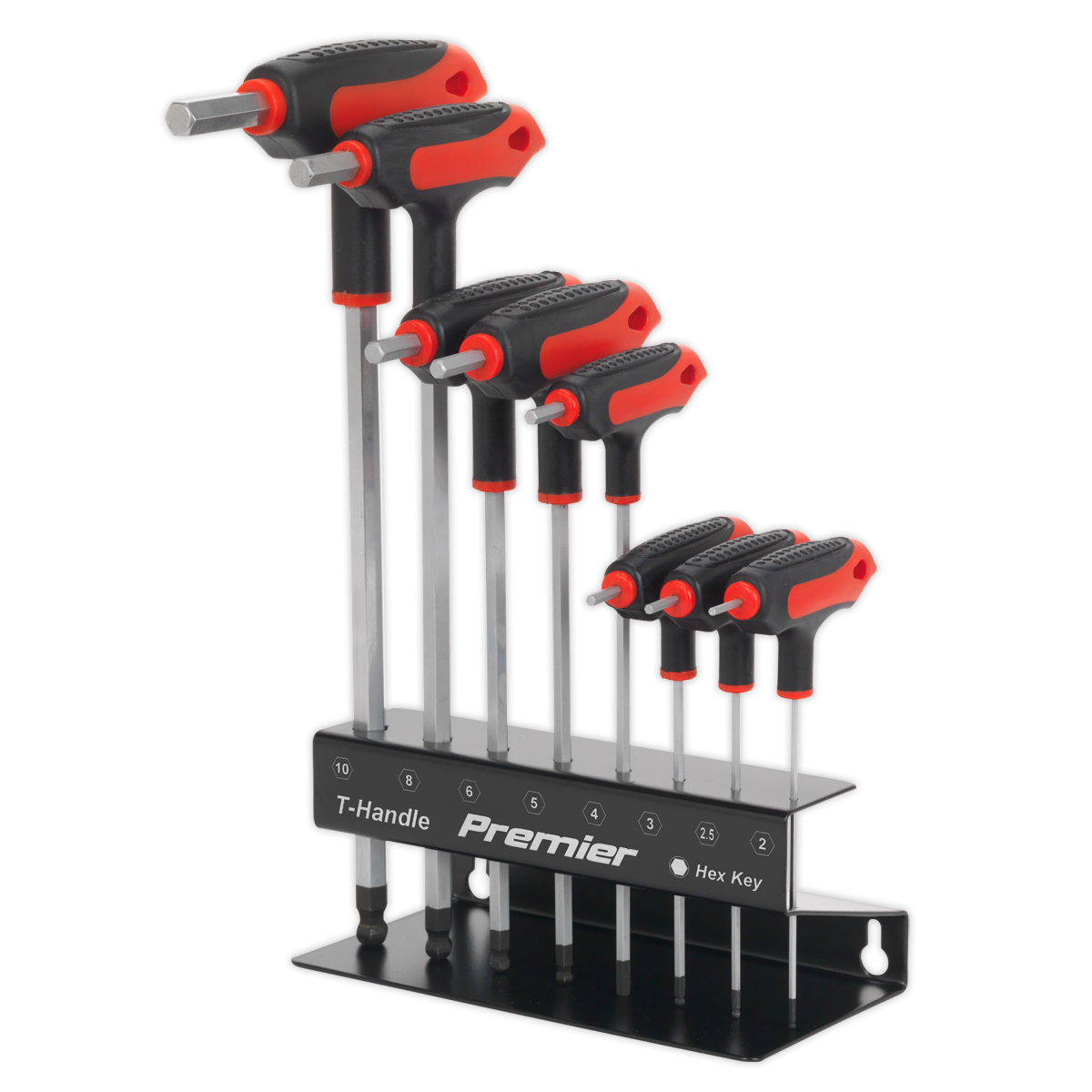 Sealey AK7195 Premier T-Handle Ball-End Hex Key Set 8pc