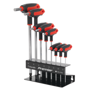 Sealey AK7195 Premier T-Handle Ball-End Hex Key Set 8pc