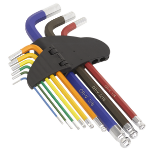 Sealey AK7197 Premier Imperial Long Ball-End Hex Key Set 9pc - additional view 7