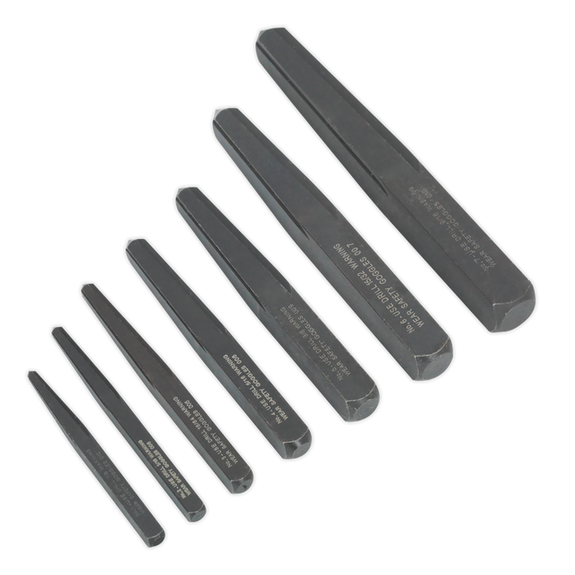 Sealey AK720 Square Type Screw Extractor Set 7pc