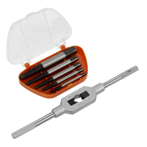 Sealey AK721 Helix Type Screw Extractor Set with Wrench 6pc