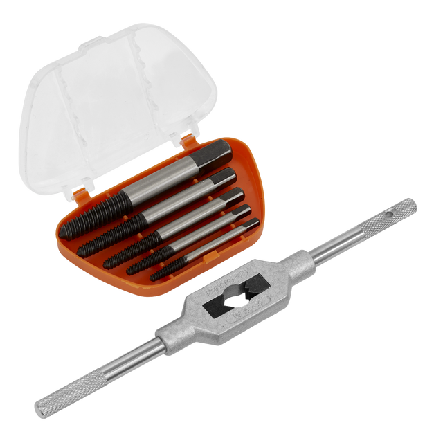 Sealey AK721 Helix Type Screw Extractor Set with Wrench 6pc
