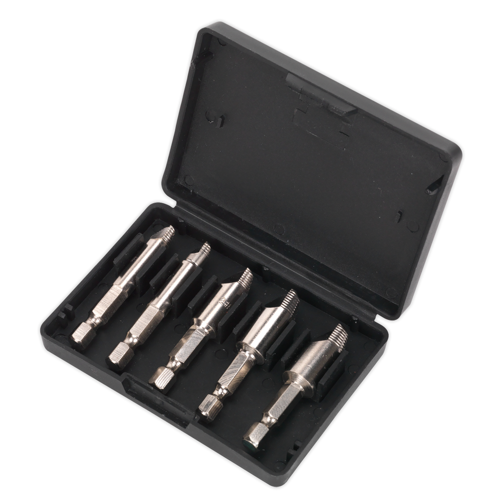 Sealey AK7228 HSS Screw Extractor Set 5pc - additional view 2