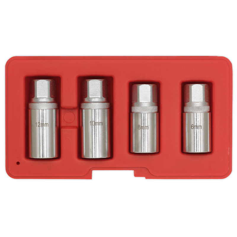 Sealey AK723 Metric Stud Extractor Set 1/2"Sq Drive 4pc - additional view 3