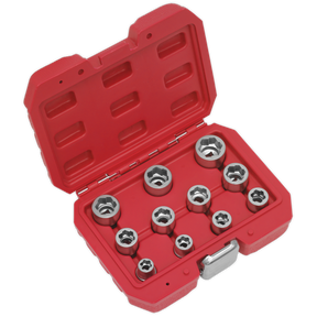 Sealey AK7281 Premier Bolt Extractor Socket Set 3/8"Sq Drive 11pc