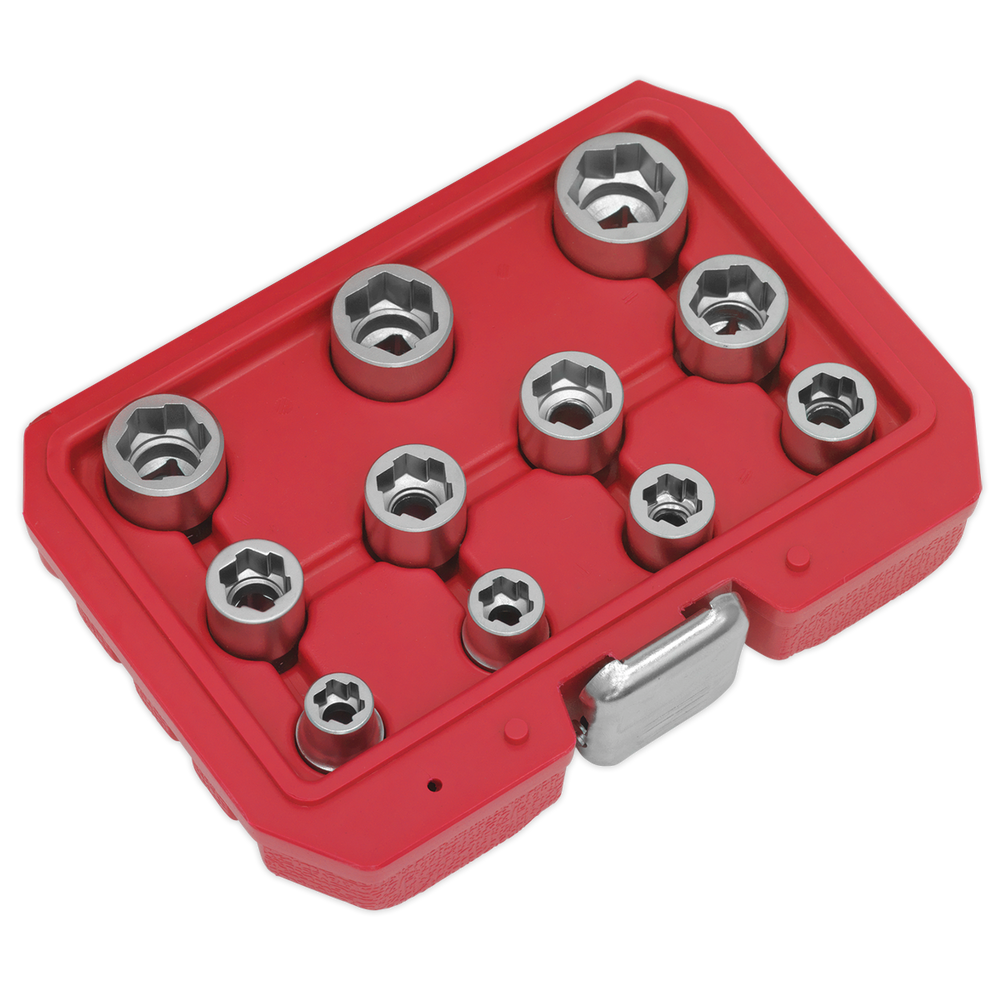 Sealey AK7281 Premier Bolt Extractor Socket Set 3/8"Sq Drive 11pc - additional view 4